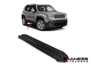 Jeep Renegade Side Steps - APA Running Boards - Black / Aluminum (2015 - 2024)